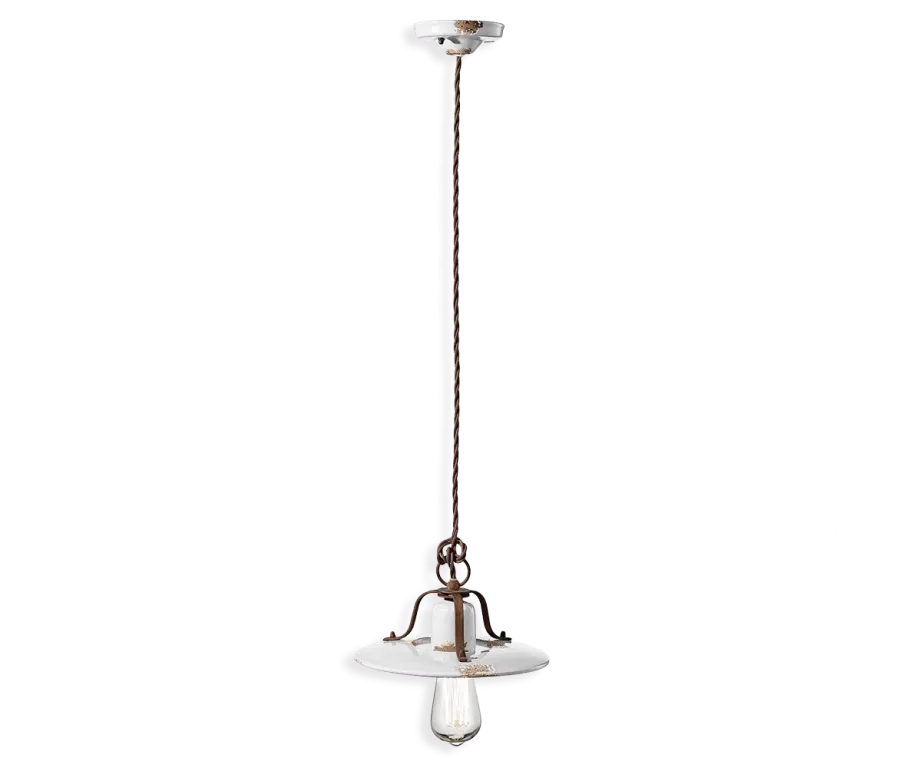 obrazek 2 Włoska lampa wisząca w stylu retro