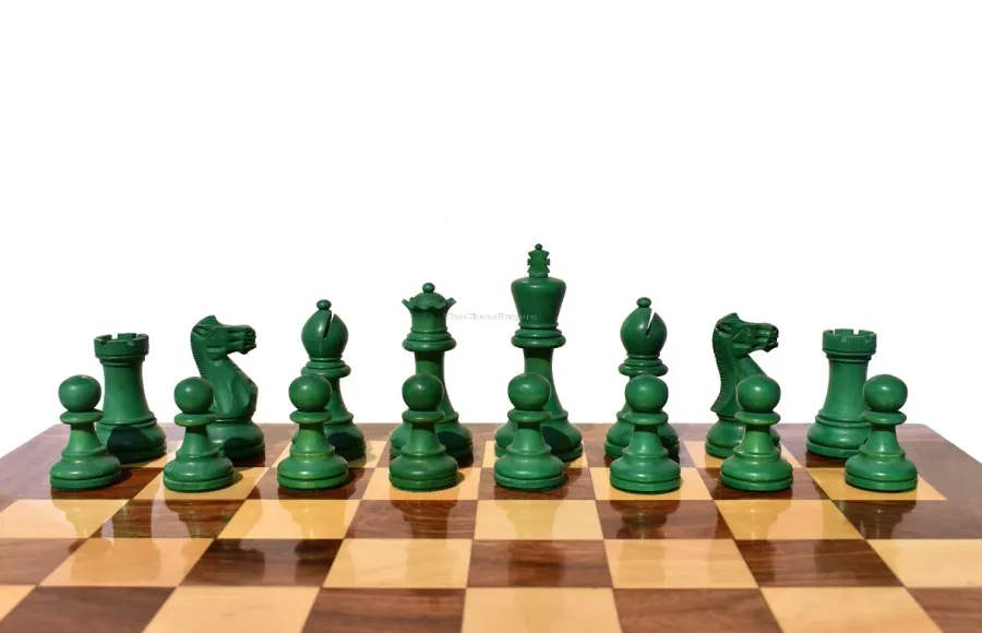 obrazek 5 Cudowne pionki szachowe wykonane z bukszpanu z planszą - The Chess Empire