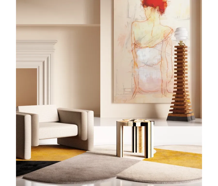 obrazek 6 Wyjątkowy stolik w stylu art deco do salonu