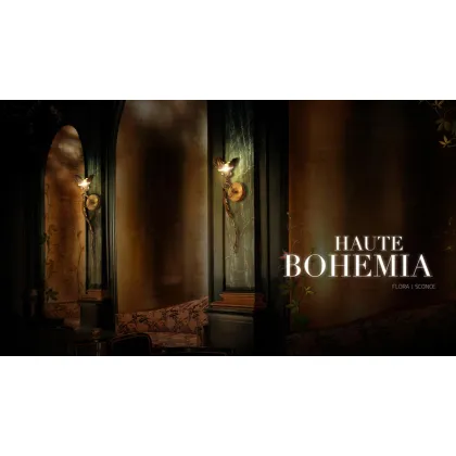 Picture An unusual brass wall lamp