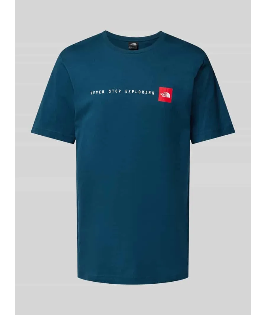 obrazek 1 T-shirt z okrągłym dekoltem model ‘NEVER STOP EXPLORIN’