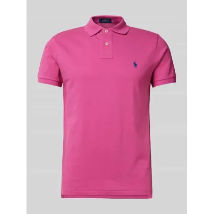 Zdjęcie Koszulka polo o kroju custom fit z czystej bawełny