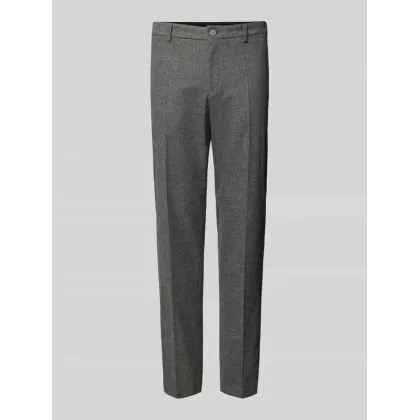 Zdjęcie Spodnie do garnituru o kroju slim fit w kant model ‘Genius’