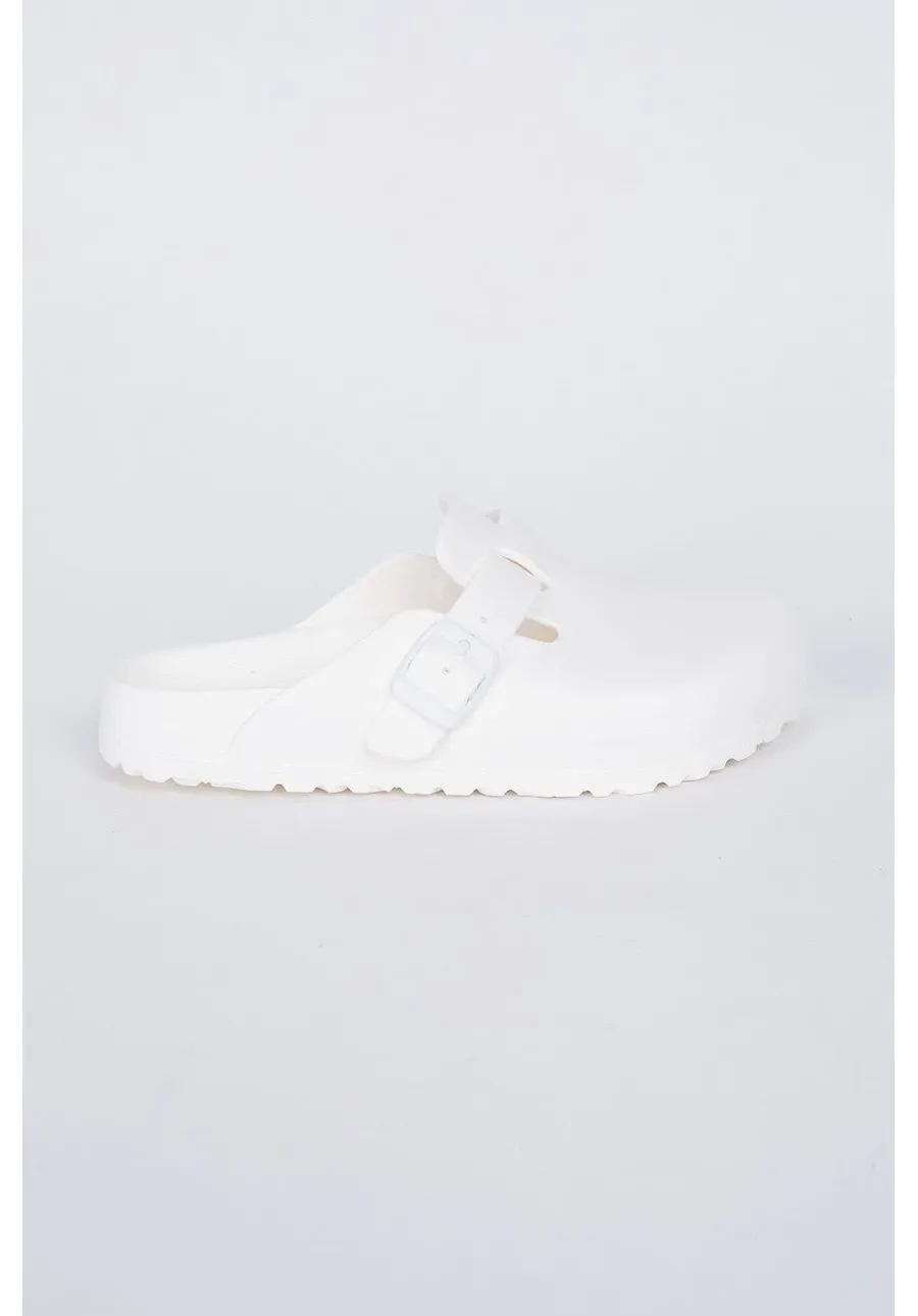 obrazek 1 Birkenstock klapki Boston EVA damskie kolor biały