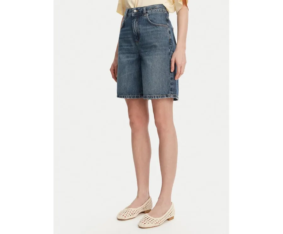 obrazek 1 Marella Szorty jeansowe Short 2513141024 Niebieski Relaxed Fit