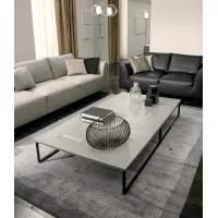 Picture Modern coffee table for the living room - cm. 100 x 100 x h 27.5