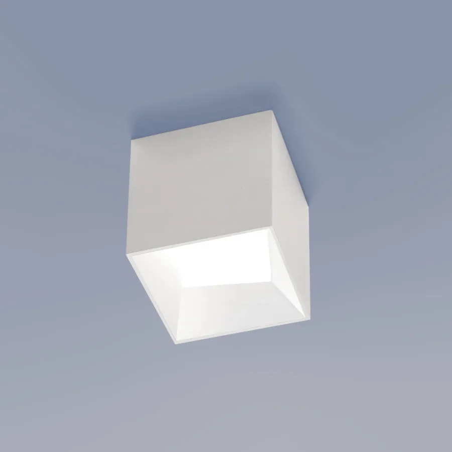 obrazek 1 Geometryczna lampa sufitowa, plafon w białym kolorze - LED 11.5W, 1120lm, 3000K