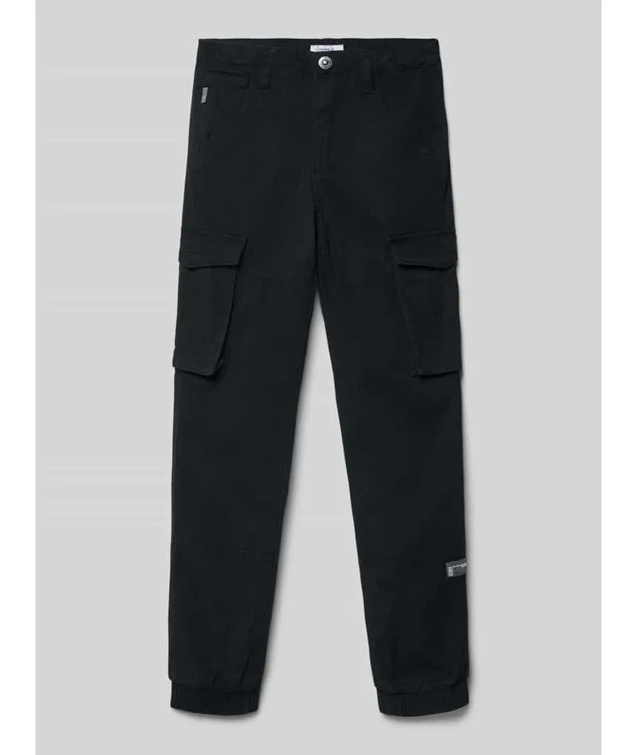 obrazek 1 NAME IT Spodnie materiałowe Bamgo 13151735 Czarny Regular Fit