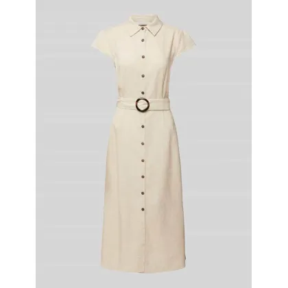 Zdjęcie Sukienka midi z paskiem w talii