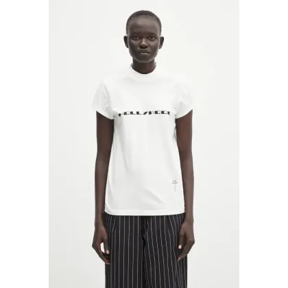 Zdjęcie Rick Owens DRKSHDW t-shirt bawełniany Small Level T damski kolor biały DS01E3208.RNEP5