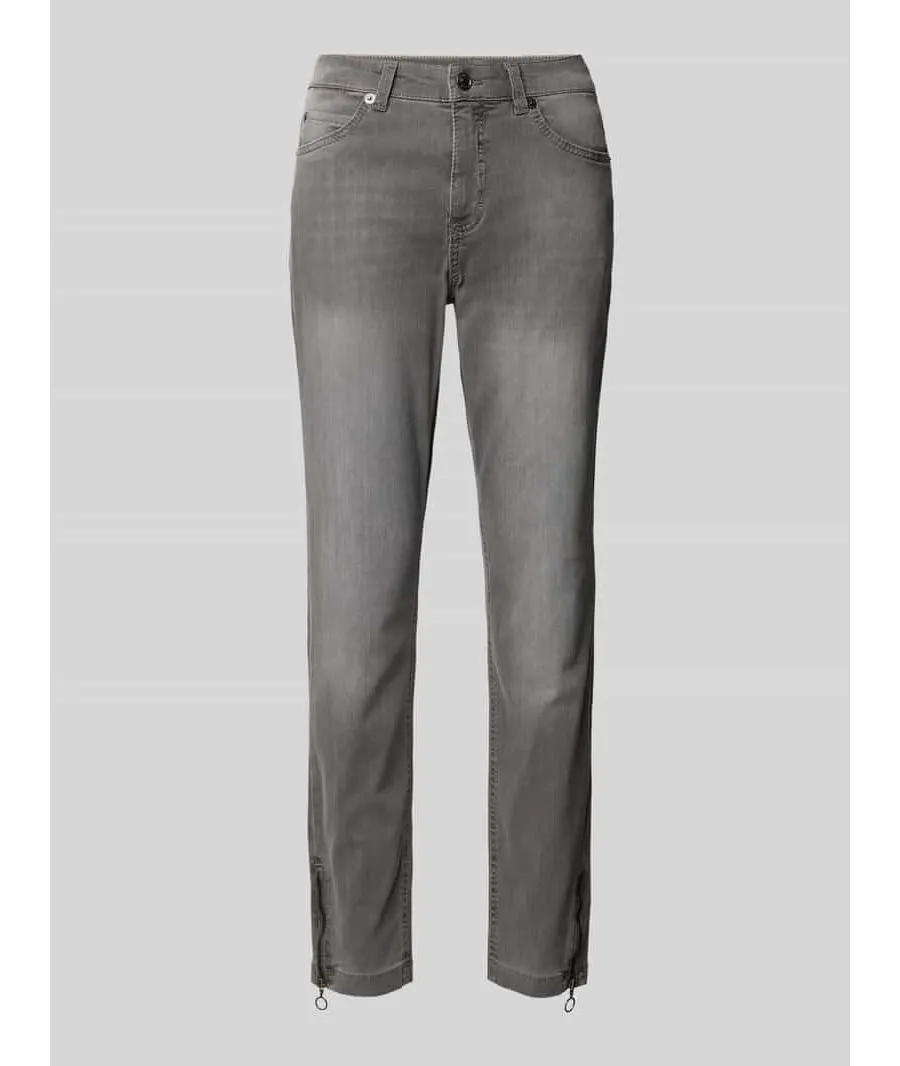obrazek 1 Jeansy o kroju skinny fit z 5 kieszeniami