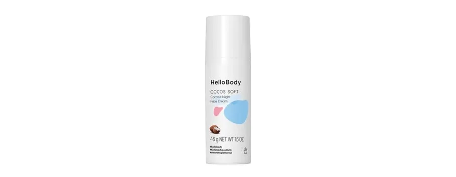 obrazek 1 HelloBody COCOS SOFT Coconut Night Face Cream Krem na noc 50 ml