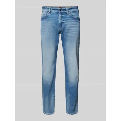 Zdjęcie Jeansy o kroju regular fit z 5 kieszeniami