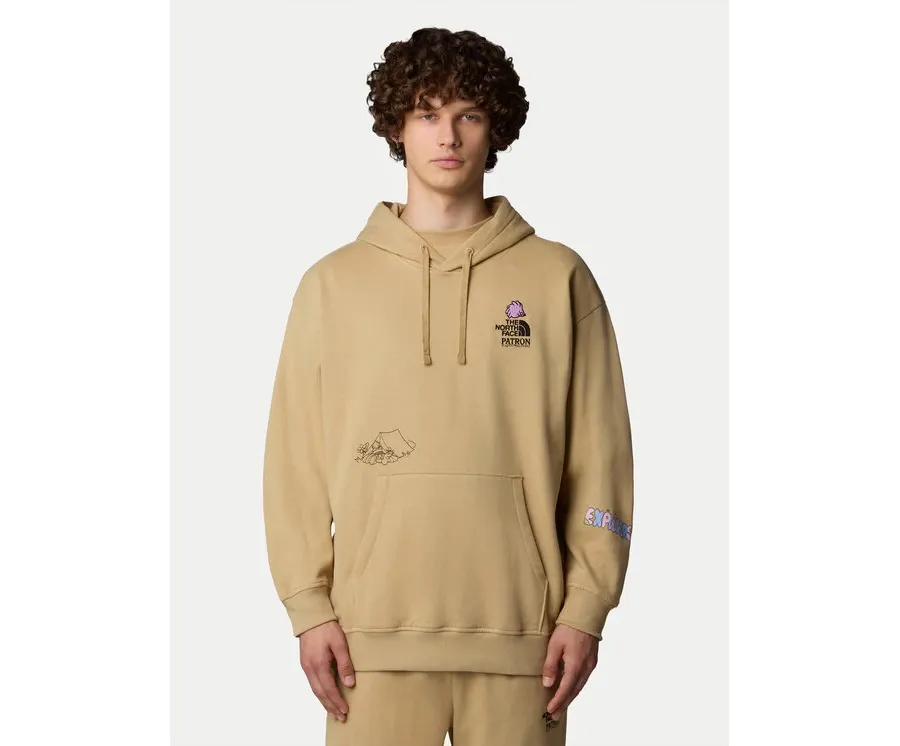 obrazek 1 The North Face Bluza Unisex Mountain Cleanup NF0A8C2V Beżowy Oversize