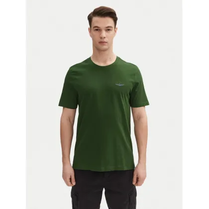 Zdjęcie Aeronautica Militare T-Shirt 251TS2376J592 Zielony Regular Fit