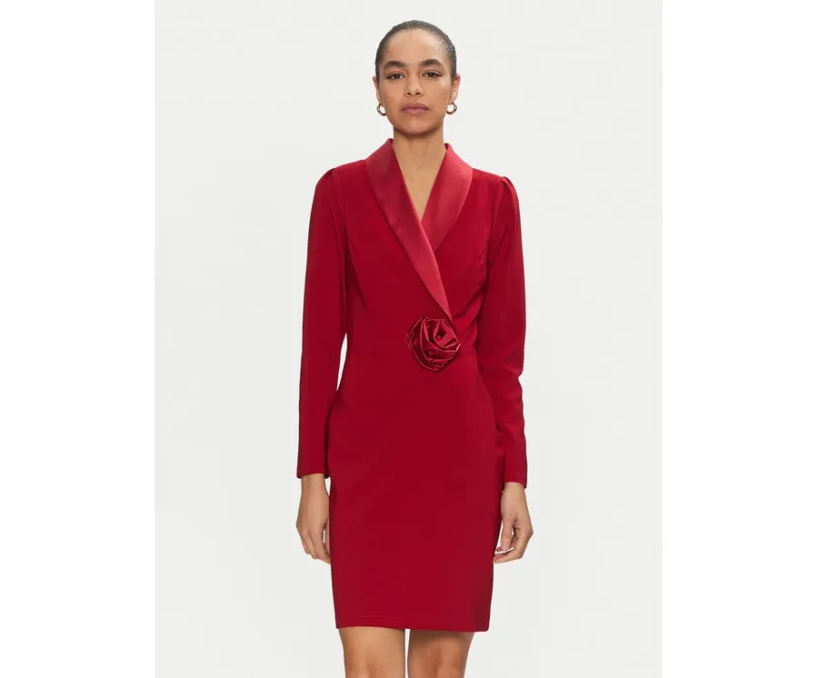 obrazek 1 Rinascimento Sukienka koktajlowa CFC0019793002 Czerwony Regular Fit