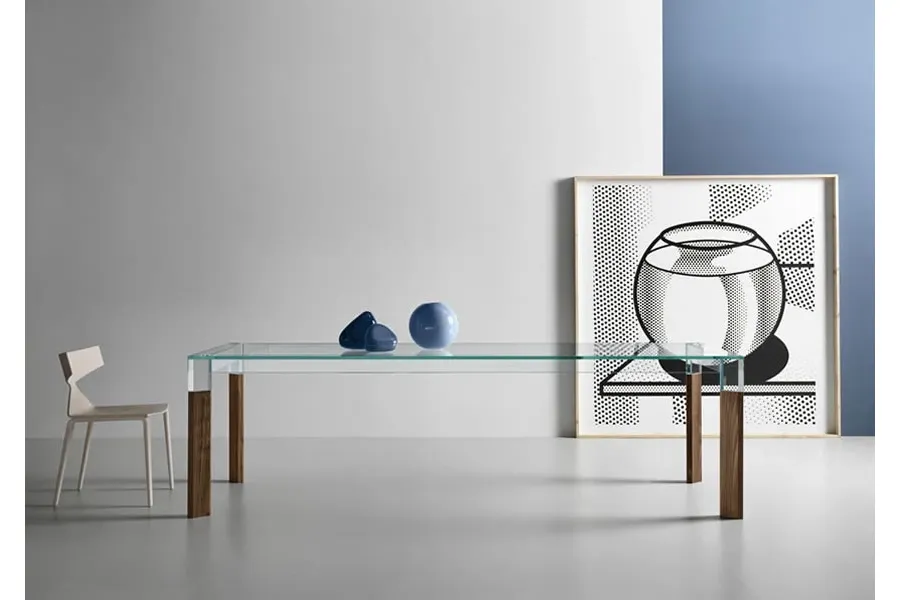 obrazek 5 Reprezentacyjny szklany stół prosto z Włoch - Tonelli Design