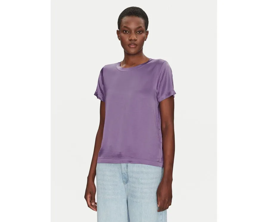 obrazek 1 ViCOLO Bluzka TD0007 Fioletowy Relaxed Fit