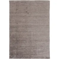 Picture Exclusive brown smooth rug - PLAIN DUST DARK BROWN 7012