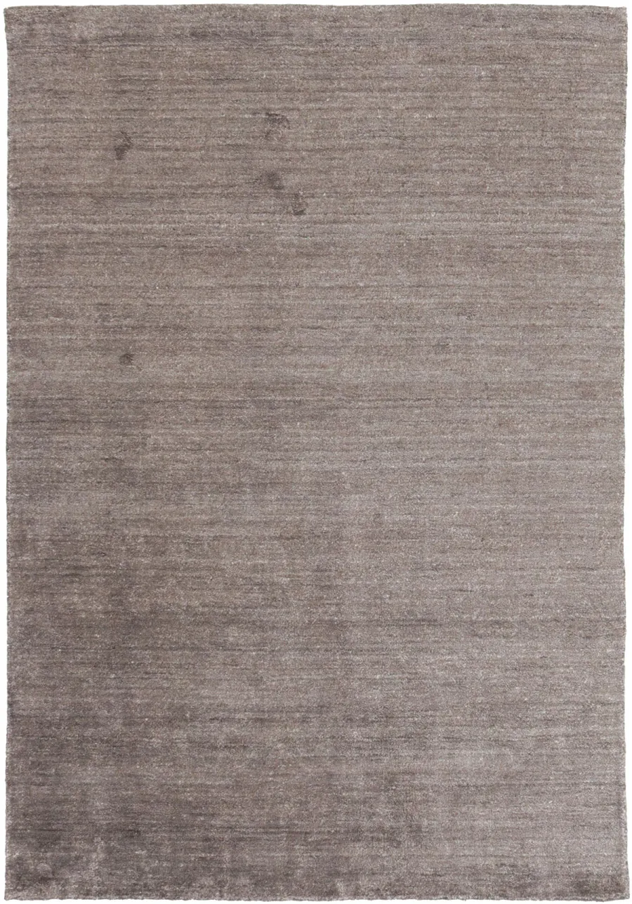 picture 1 Exclusive brown smooth rug - PLAIN DUST DARK BROWN 7012