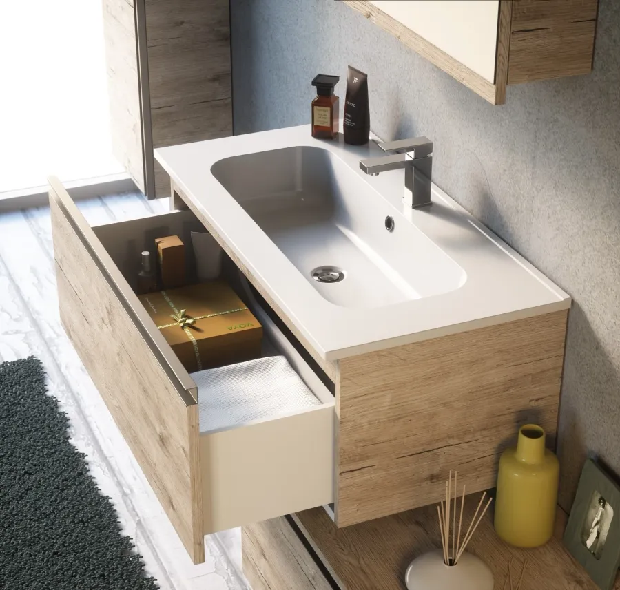 obrazek 2 Komplet mebli do łazienki w stylu minimalistycznym - Proteo Arredo Bagno