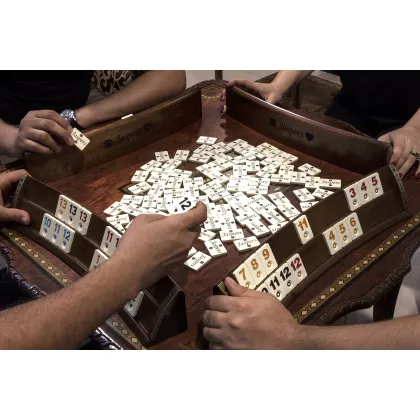 Zdjęcie Drewniany zestaw remika dla całej rodziny - Helena Woodart