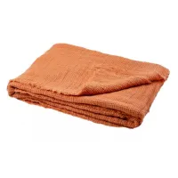 Zdjęcie Koc lniany Jade Terre do salonu lub sypialni