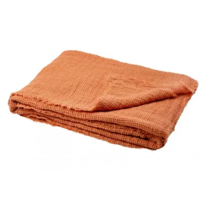 Zdjęcie Koc lniany Jade Terre do salonu lub sypialni