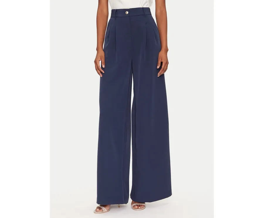 obrazek 1 Guess Spodnie palazzo W5GB02 WH9Y2 Granatowy Wide Leg