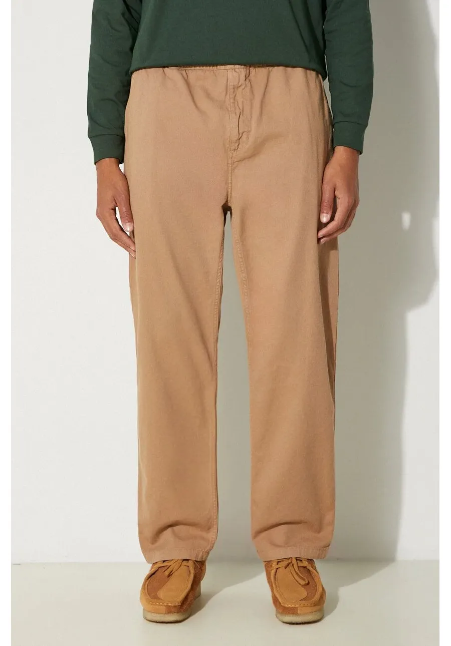 obrazek 1 Carhartt WIP spodnie bawełniane Flint Pant kolor beżowy proste I029919.2FSGD