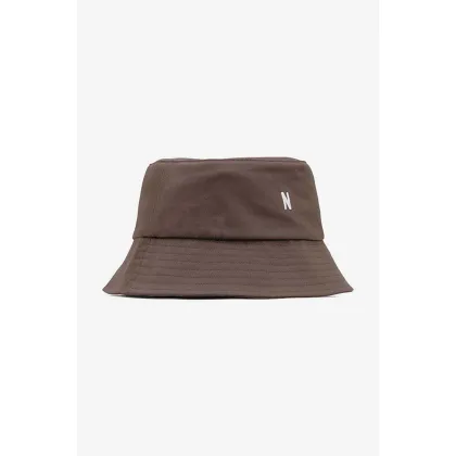 Zdjęcie Norse Projects kapelusz bawełniany kolor brązowy bawełniany N80.0101.2067-2067
