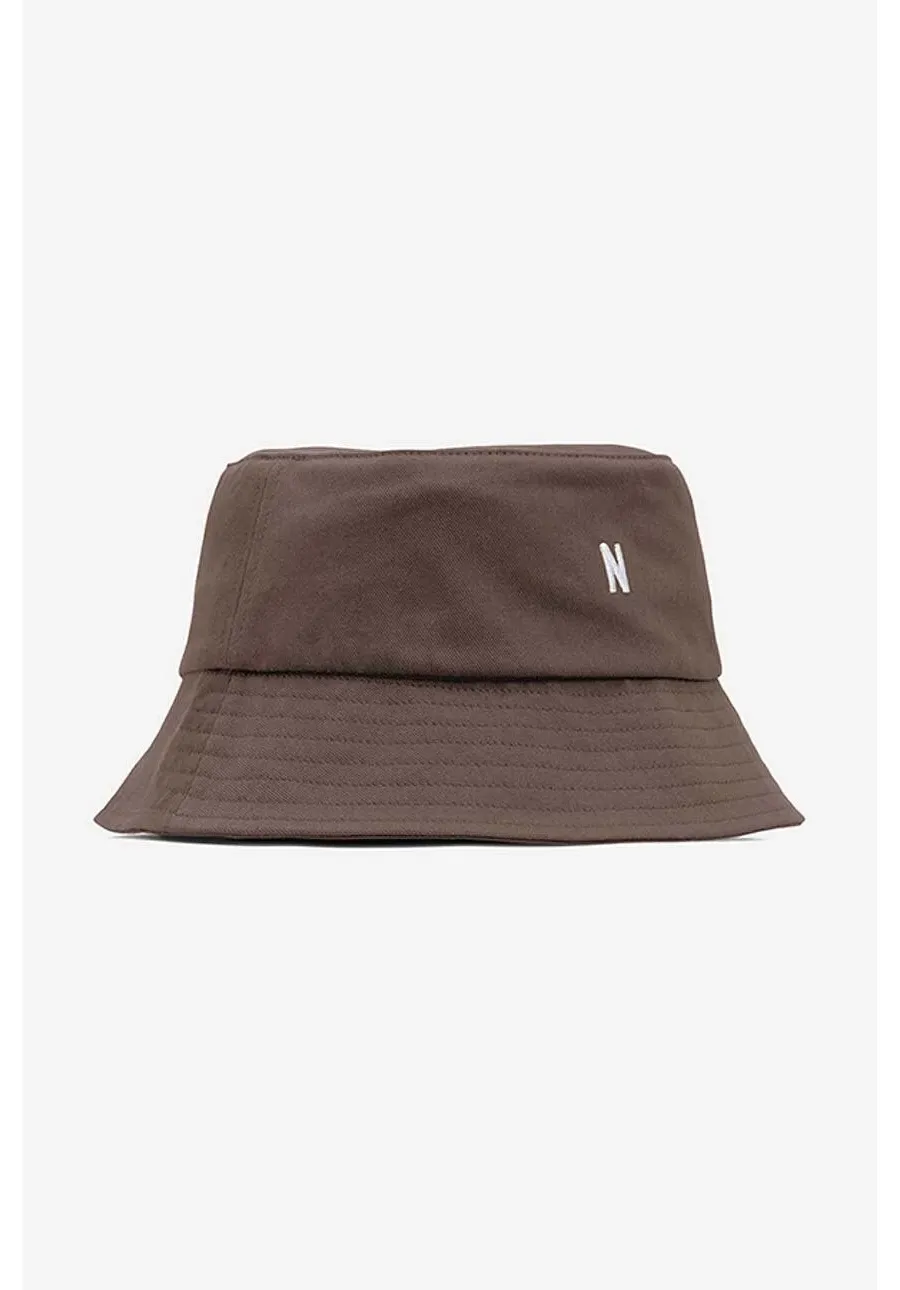 obrazek 1 Norse Projects kapelusz bawełniany kolor brązowy bawełniany N80.0101.2067-2067