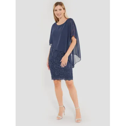 Zdjęcie Swing Sukienka koktajlowa 77760410 Granatowy Regular Fit