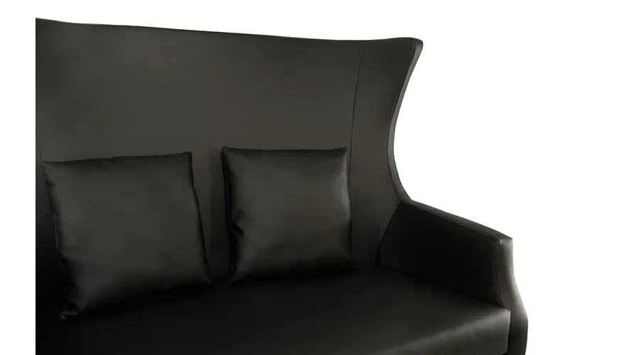 obrazek 6 Czarna skórzana portugalska sofa