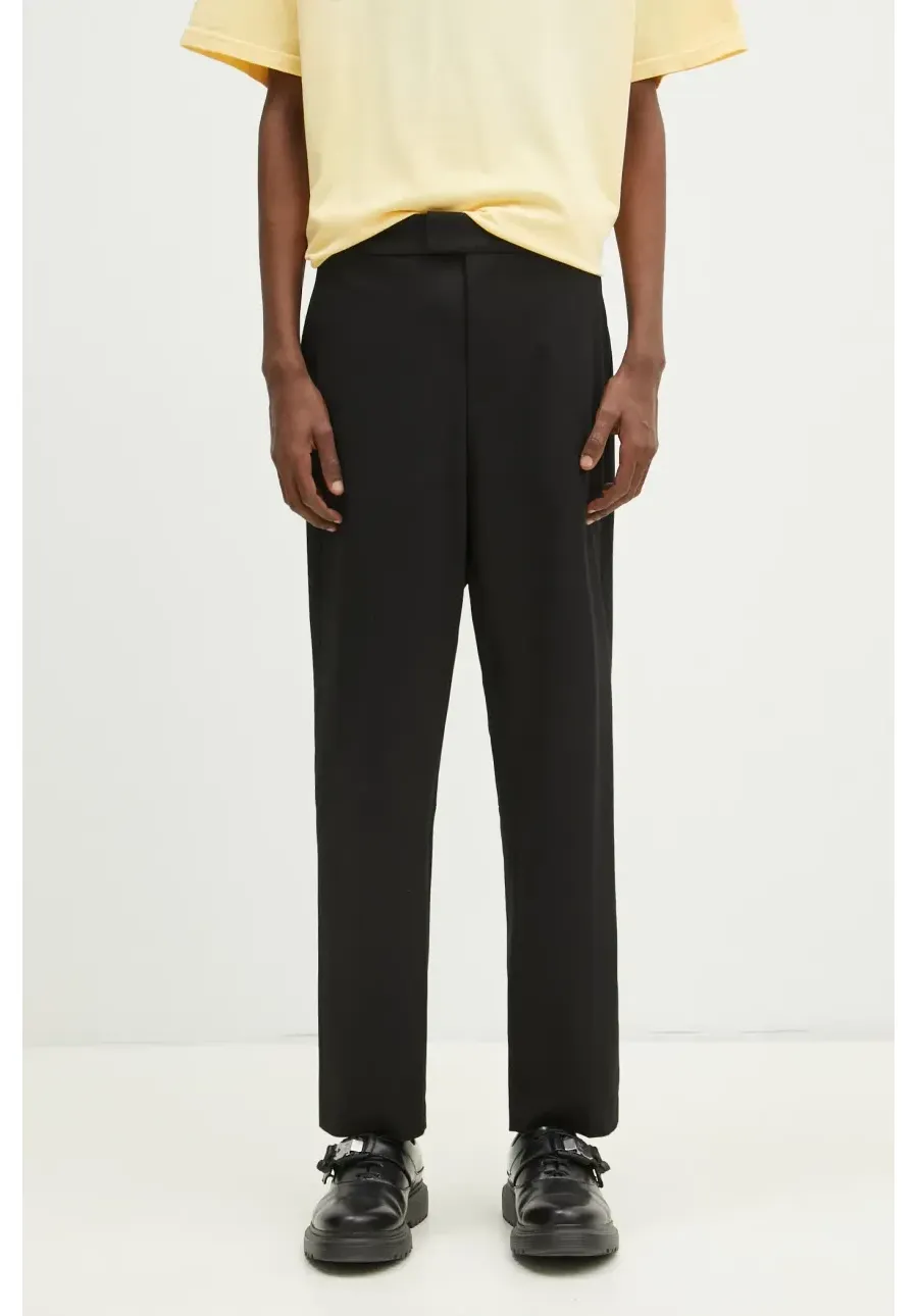 obrazek 1 Represent spodnie Smoking Pant męskie kolor czarny w fasonie chinos MLM51009.01