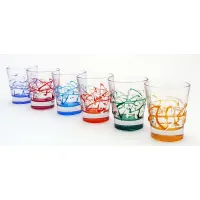Picture Short Shot Jazz liqueur glasses - set of 6