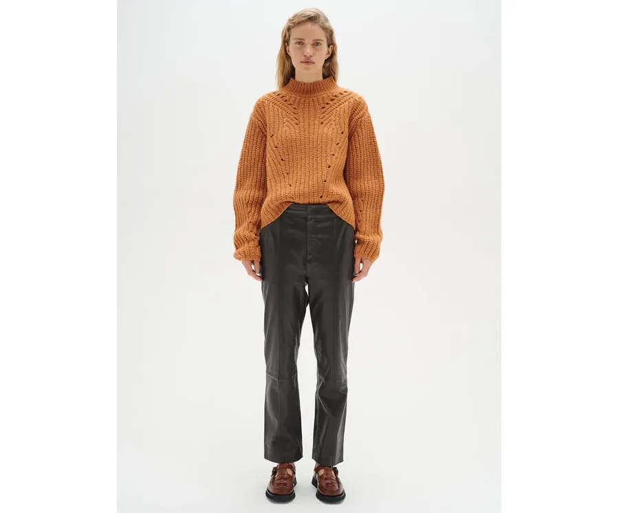 obrazek 1 InWear Spodnie skórzane Wrylieiw 30108741 Czarny Regular Fit