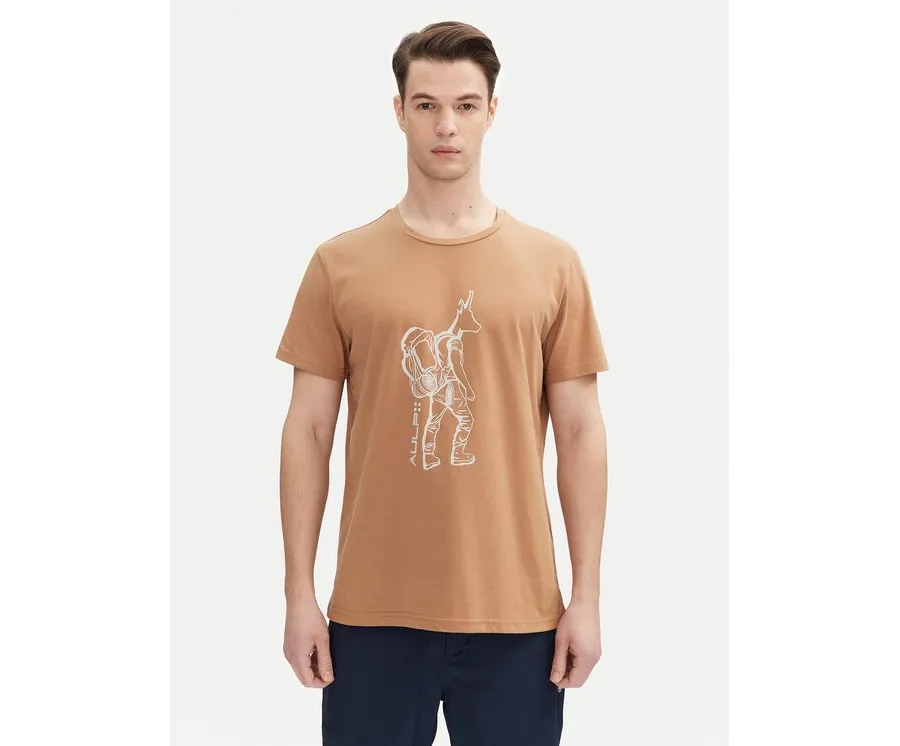 obrazek 1 Aulp T-Shirt Ticco Pomarańczowy Regular Fit