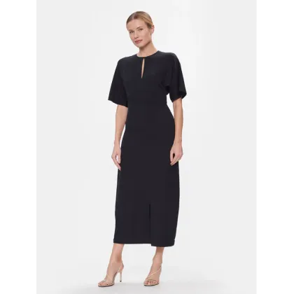 Zdjęcie Tommy Hilfiger Sukienka koktajlowa Shiny Interlock C-Nk Ss WW0WW40732 Granatowy Regular Fit