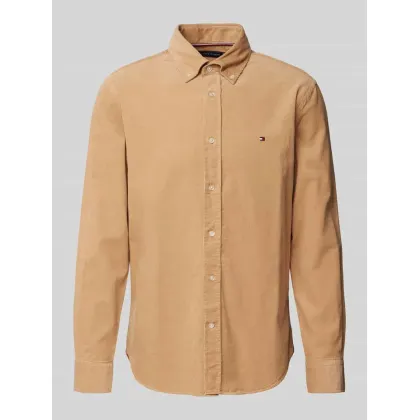 Zdjęcie Koszula sztruksowa o kroju regular fit z kołnierzykiem typu button down model ‘SOLID’