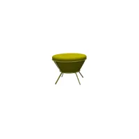 Picture Stylish Italian round pouffe
