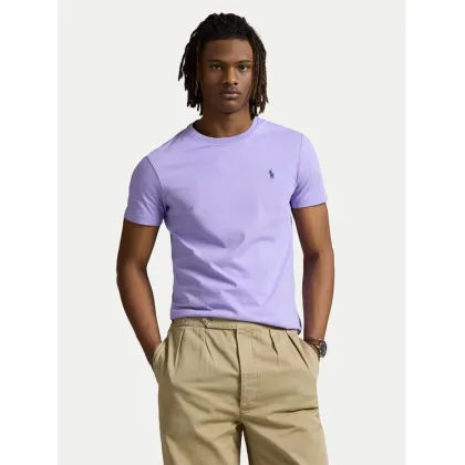 Zdjęcie Polo Ralph Lauren T-Shirt 710671438434 Fioletowy Custom Slim Fit