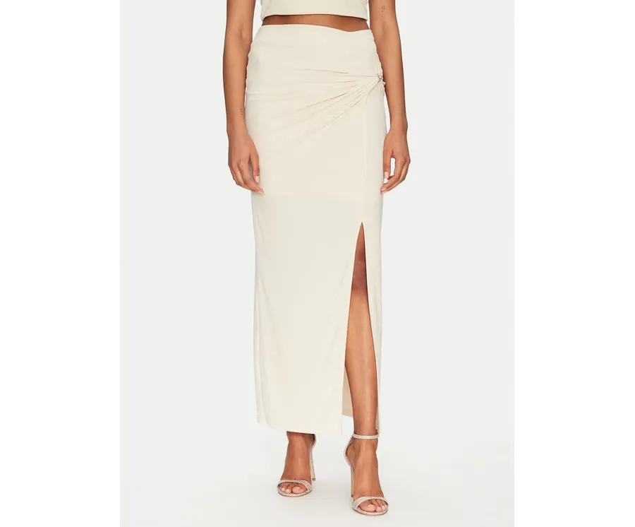 obrazek 1 Guess Spódnica midi W5GD0E KAQL2 Beżowy Regular Fit