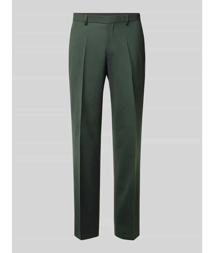 obrazek 1 Spodnie do garnituru o kroju regular fit w kant model ‘Leon’