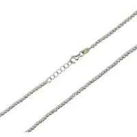 Picture Women's chain with 2mm wide diamond balls. Length 50 cm with reduction to 48 cm