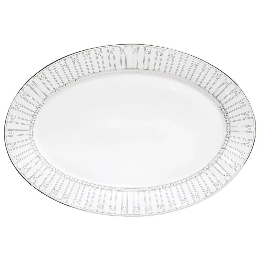 obrazek 1 Wyjątkowy półmisek owalny 39 cm wykonany z portugalskiej porcelany - Porcel