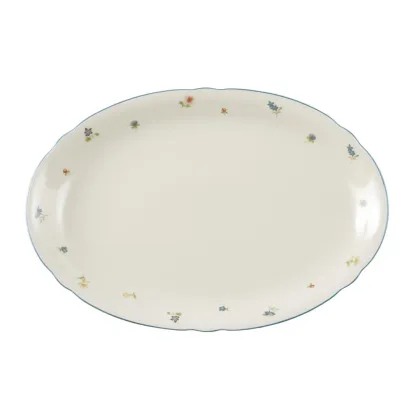 Zdjęcie Owalny porcelanowy półmisek do serwowania 34x26 cm - Seltmann Weiden