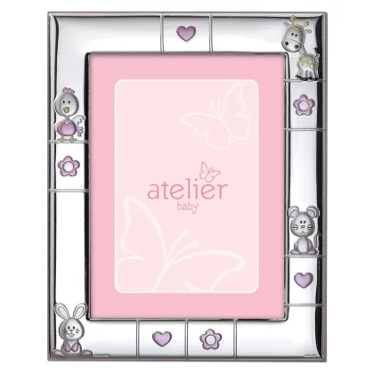 Zdjęcie Stylowa Ramka na zdjęcie Zwierzątka 18x23 cm