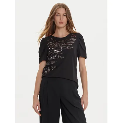 Zdjęcie DKNY T-Shirt P4MHTXVW Czarny Regular Fit