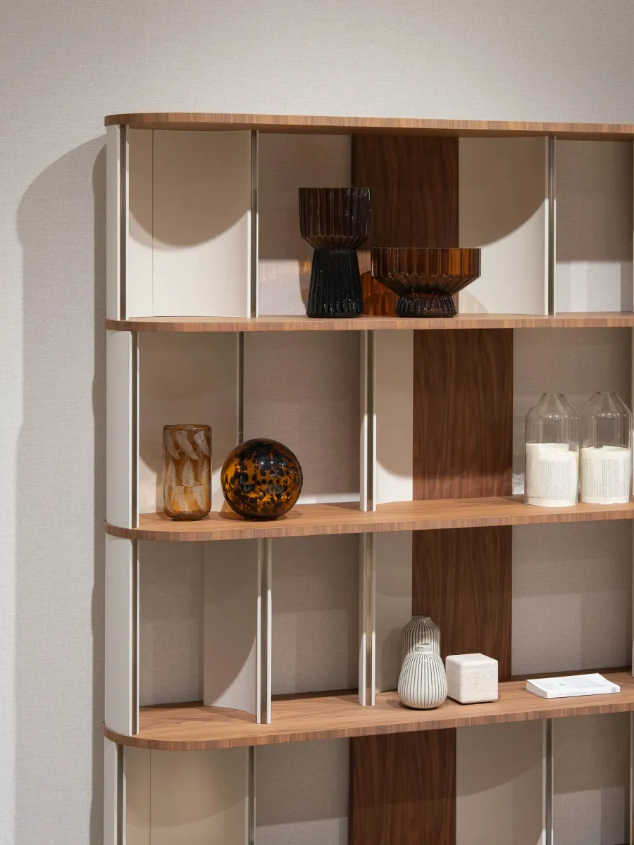 obrazek 12 Stylowa włoska biblioteczka do salonu lub gabinetu - w stylu modernistycznym